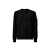 Pull col rond laine mélangée noir Metropolis Series
