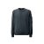 Pull col rond laine mélangée bleu orage Metropolis Series