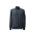 Pull col zippé laine mélangée bleu orage Metropolis Series