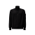 Pull col zippé laine mélangée noir Metropolis Series