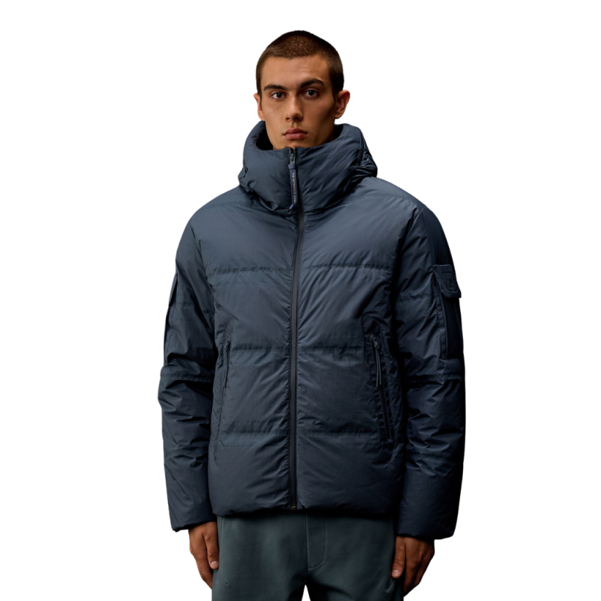CP COMPANY Doudoune à capuche Pertex® bleu orage Metropolis Series