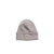 Bonnet laine mérinos fine beige logo beige