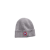 Bonnet laine mérinos gris clair