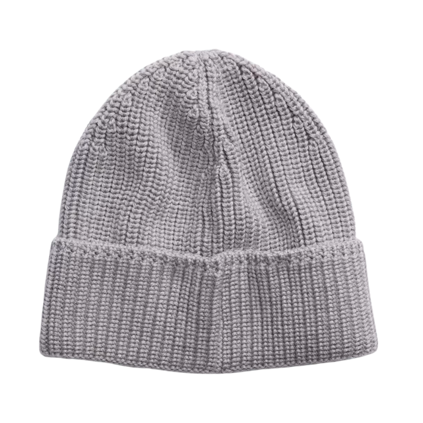 Bonnet CANADA GOOSE laine mérinos gris clair