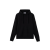Sweat-shirt à capuche molleton coton bio noir