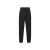 Pantalon survêtement nylon noir mat taille élastique cordon