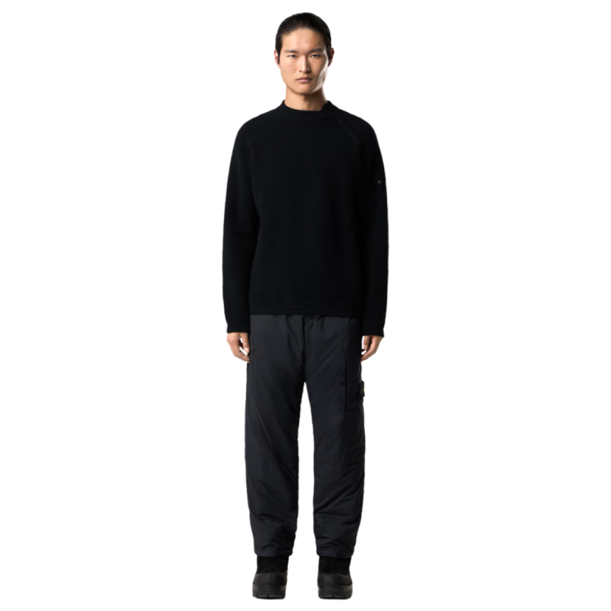 Jogger STONE ISLAND ample ripstop nylon CORDURA ® noir taille élastiqué cordon
