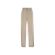 Pantalon loose flanelle laine beige