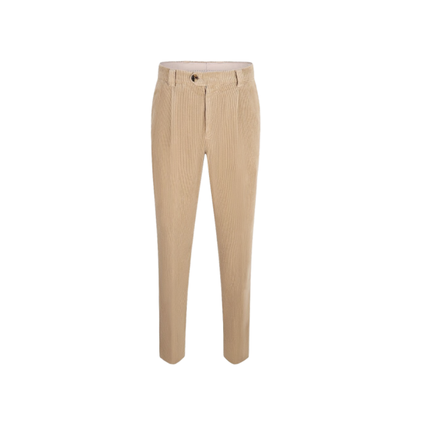 Pantalon BRUNELLO CUCINELLI coton velours côtelé beige