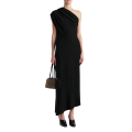 Robe asymétrique Coast laine mélangée noir
