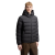 Doudoune courte Laveraet nylon noir bande logo capuche