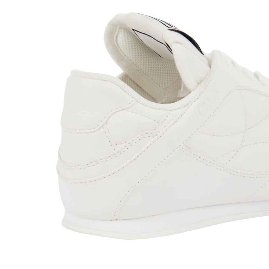 Basket basse CHLOE Kick cuir blanc