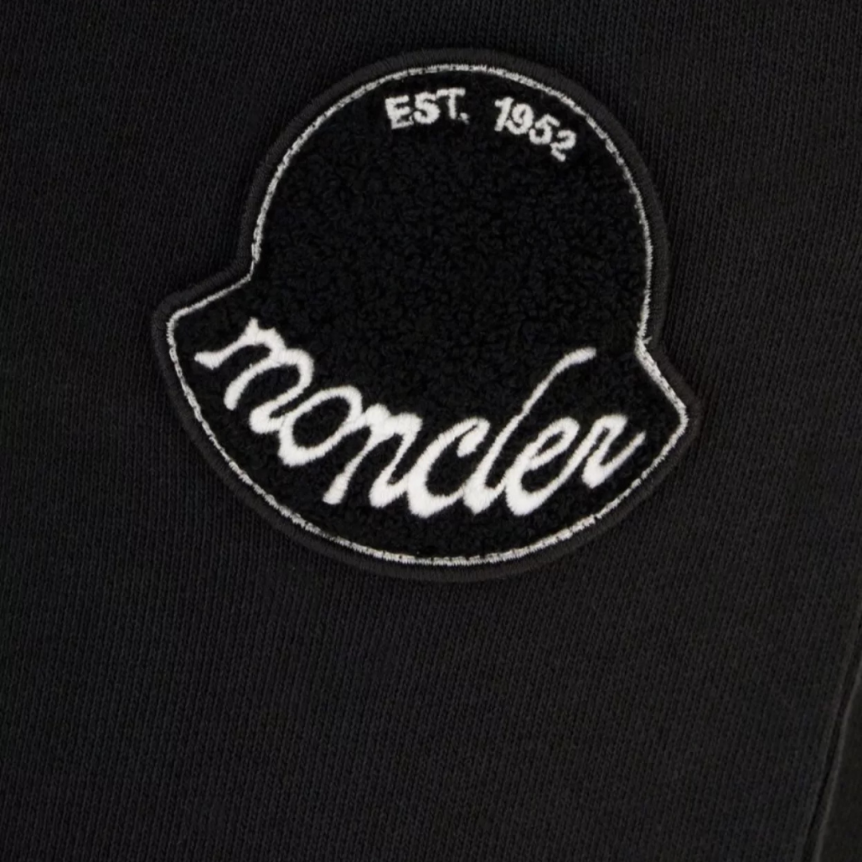 Pantalon survêtement MONCLER jogging noir gros logo