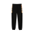 Pantalon Jogging Stephan coton flanelle noir bande carreaux Check beige