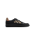 Basket basse Sneaker Terrace cuir noir bowling Check beige