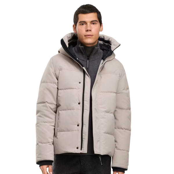 Parka CANADA GOOSE MacMillan 3/4 Capuche nylon beige