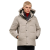 Parka Wyndham capuche amovible nylon matelassé beige black label