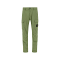 Pantalon cargo sergé coton Supima ® vert sauge multi poches