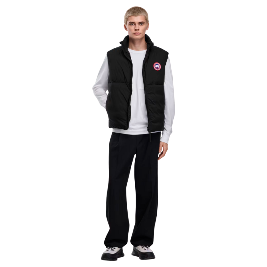 Gilet doudoune sans manche CANADA GOOSE Lodge nylon ripstop noir
