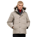 Parka Wyndham capuche amovible nylon matelassé beige black label