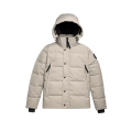 Parka Wyndham capuche amovible nylon matelassé beige black label