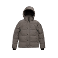 Parka Wyndham capuche amovible nylon matelassé gris black label