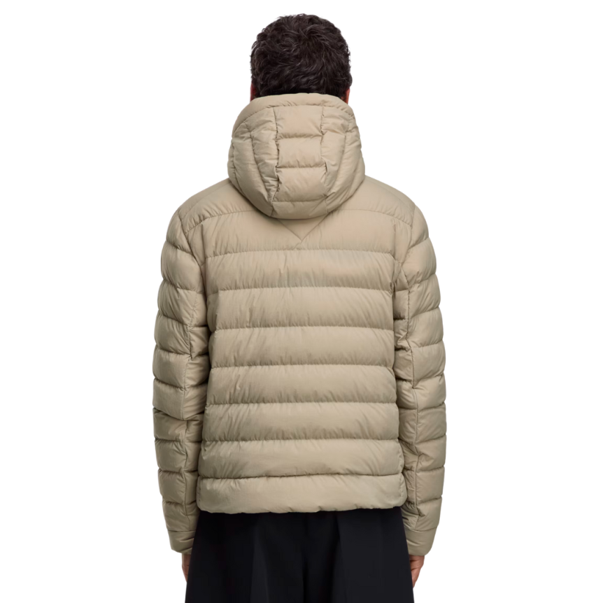 Blouson à capuche CANADA GOOSE Crofton EnduraLuxe nylon recyclé beige Black label