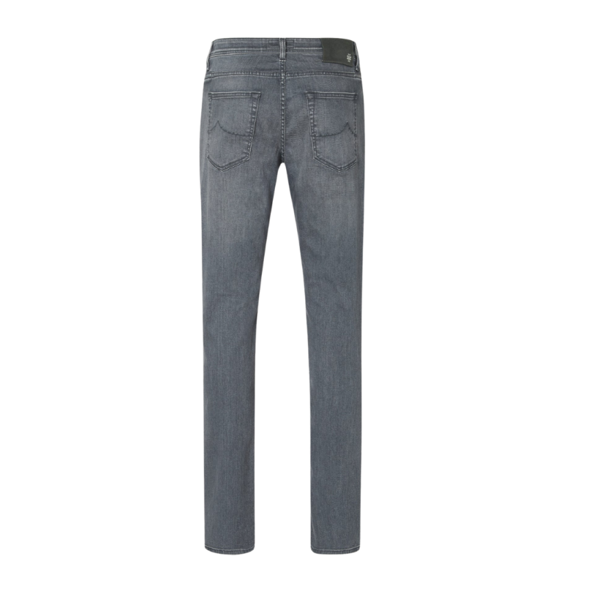 Jean slim 5 poches JACOB COHEN Nick denim super extensible gris foncé
