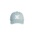 Casquette Triomphe coton denim bleu clair logo blanc