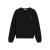 Pull col rond laine cachemire noir broderie logo Triomphe