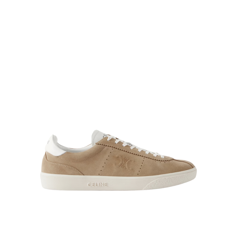 Baskets basses lacets daim...