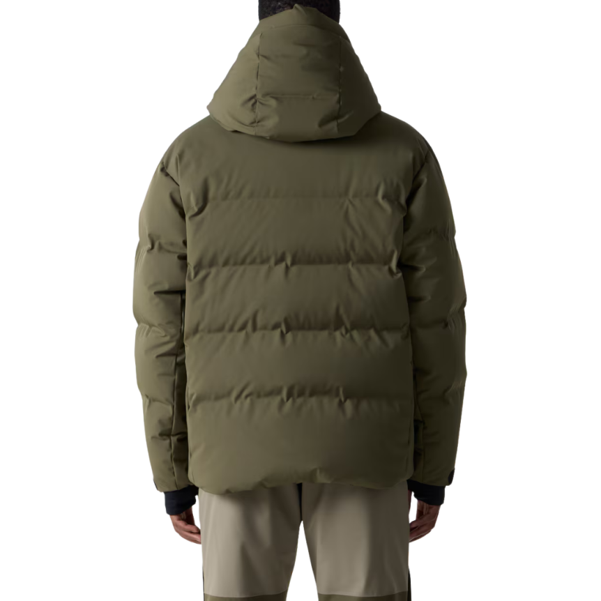 Veste de ski doudoune à capuche MONCLER Fellberg nylon kaki mat Moncler Grenoble