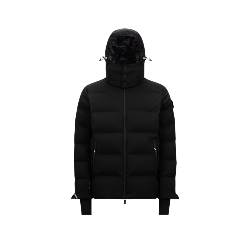 Doudoune de ski à capuche MONCLER Montgetech nylon noir Grenoble