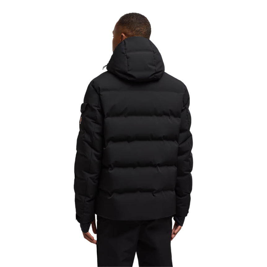 Doudoune de ski à capuche MONCLER Montgetech nylon noir Grenoble