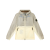 Blouson à capuche ripstop nylon jaune beige bandes réfléchissantes