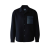 Veste chemise Emmanuel lainage double face flanelle noir