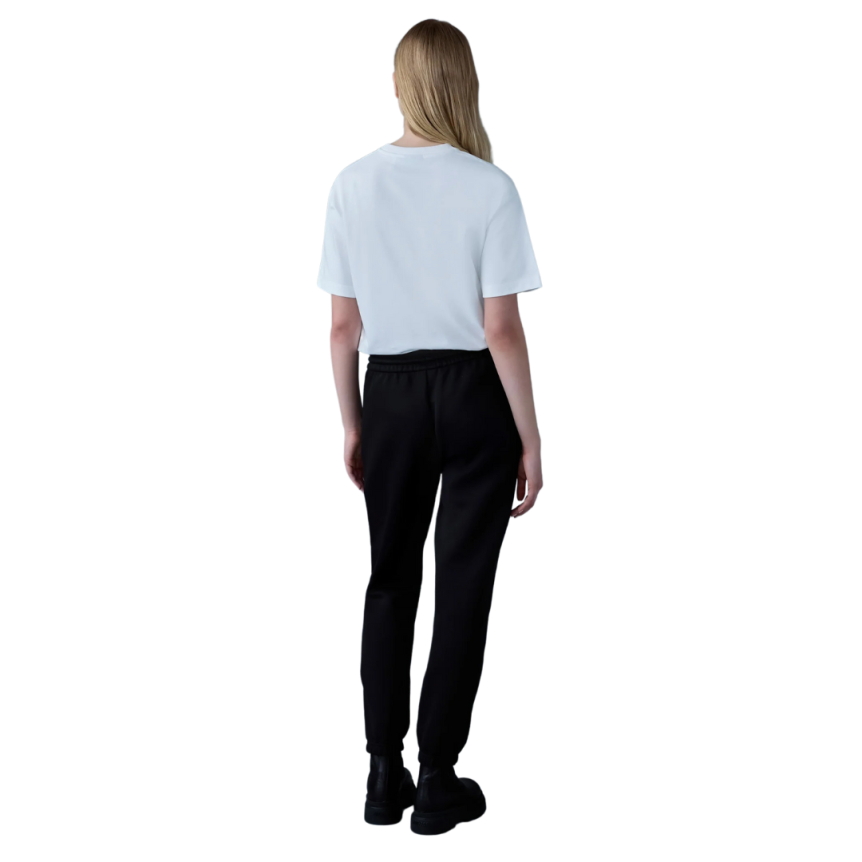 T-shirt col rond MACKAGE Tee-R coton bio blanc logo gomme