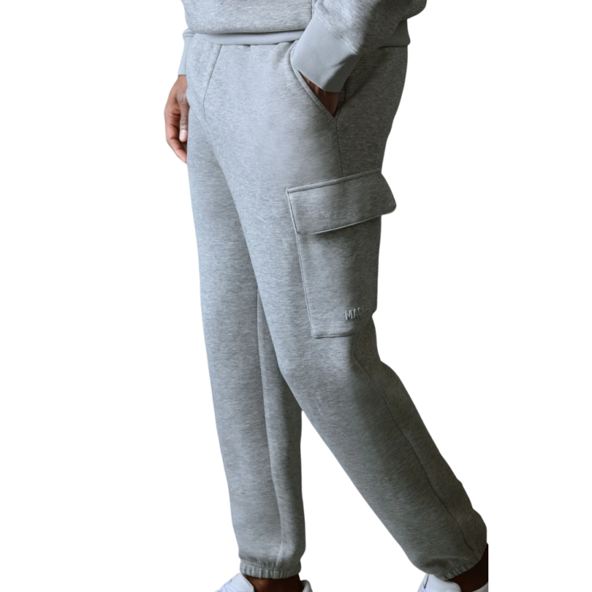 Pantalon Jogging cargo MACKAGE Marvin-R coton mélangé gris