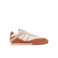 Basket basse Kick resille cuir velours beige brun rouille