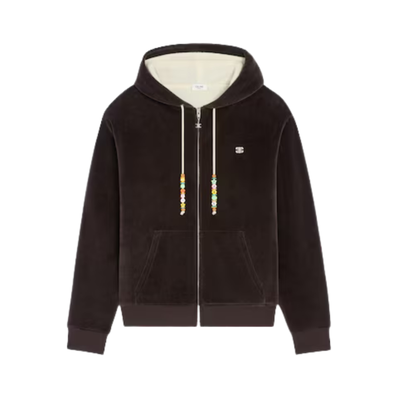 Sweat-shirt zippé à capuche...