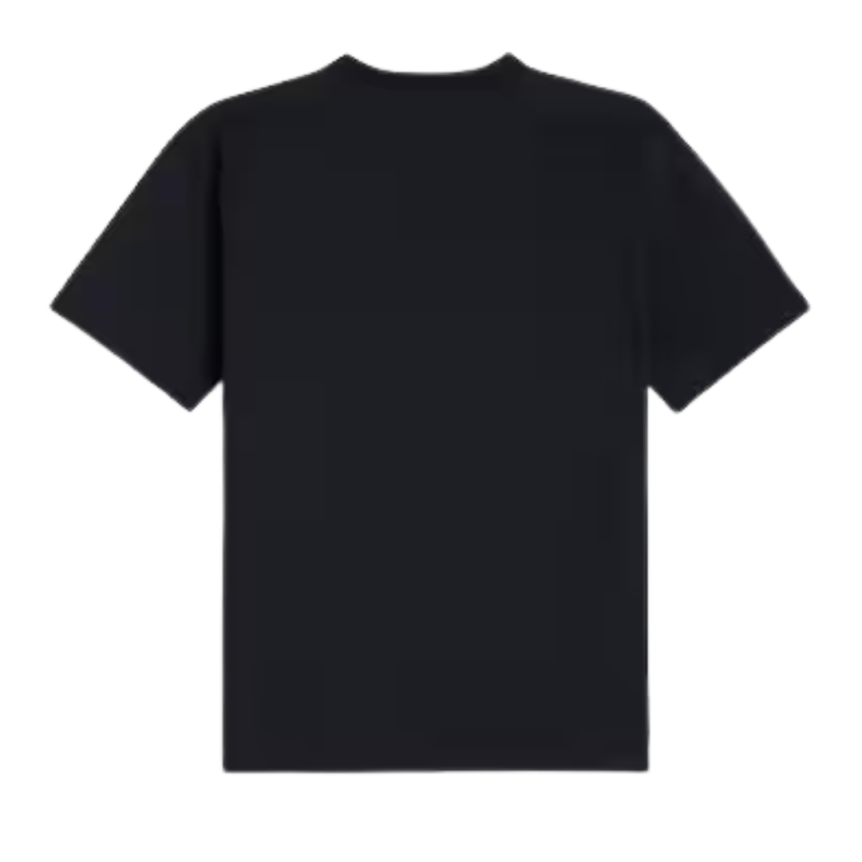 T-shirt loose CELINE jersey coton noir broderie logo Triomphe blanc