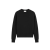 Sweatshirt Ami de Coeur molleton gratté coton polyester noir logo embossé