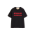 T-shirt col rond coton bleu imprimé Apollon Dyonisos rouge