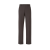 Pantalon cigarette laine marron logo micro FF métal