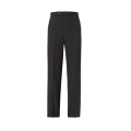 Pantalon cigarette laine noir logo micro FF métal