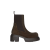 Boots Beatle Bogun daim marron indigo semelle crantées