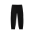 Pantalon ample cargo laine nylon flanelle noir logo Ghost ton sur ton
