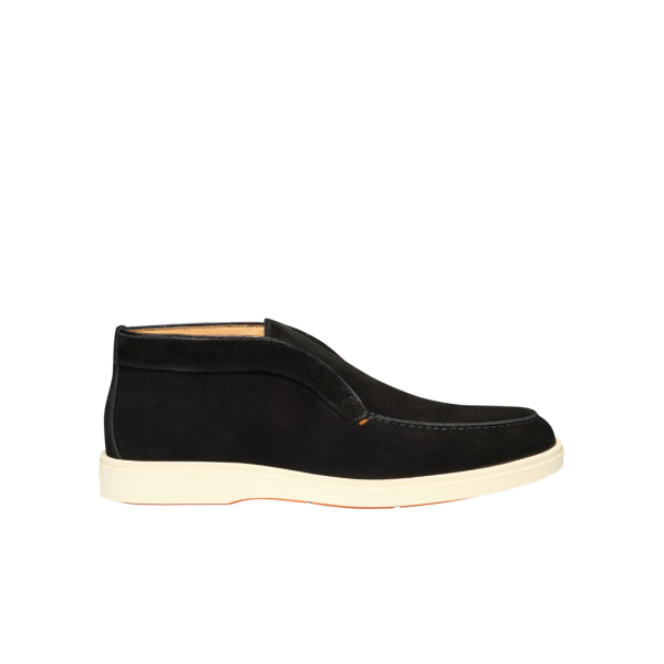 Bottine SANTONI Desert boots cuir daim noir