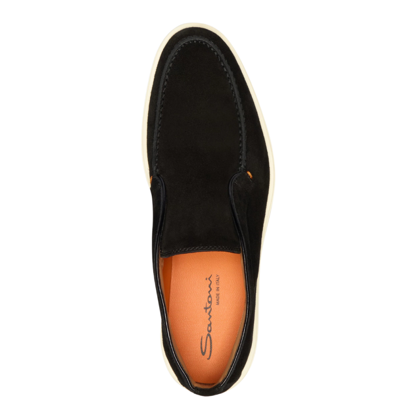 Bottine SANTONI Desert boots cuir daim noir