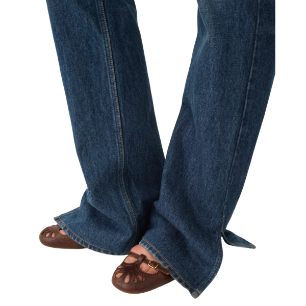 Ballerine plates CHLOE Misty marron bordeaux bride cheville